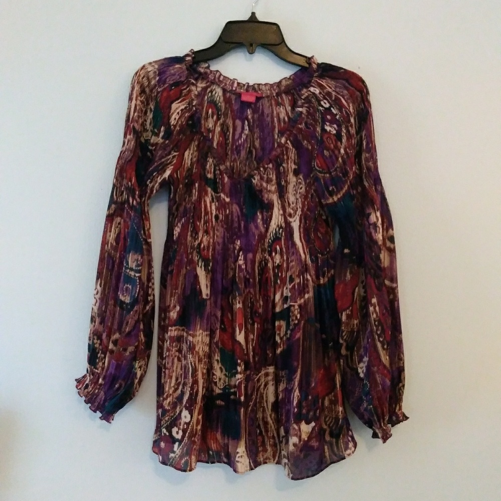 Hippie Printed Flowy Top